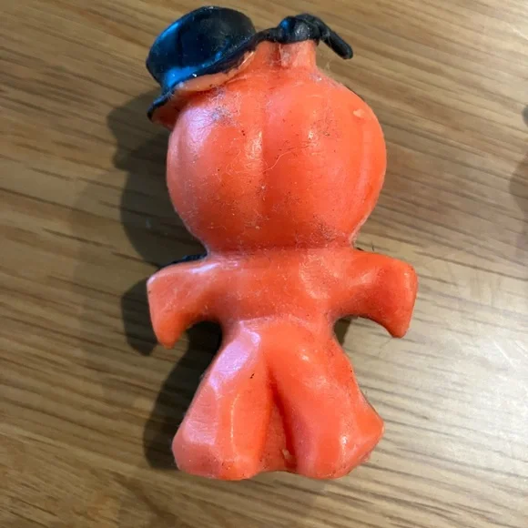 Vintage Halloween Pumpkin Figurine Candles - Picture 5 of 8
